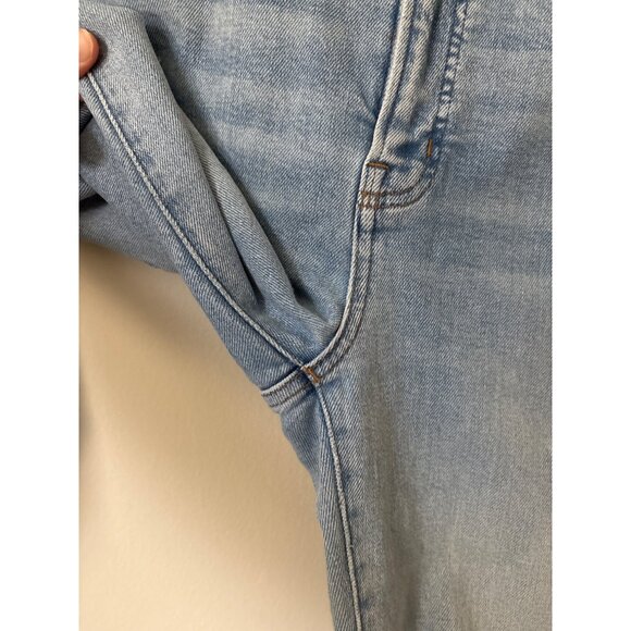Madewell the Perfect Vintage Mom Jeans Petite Distressed High-Rise Stretch Denim - Picture 9 of 12